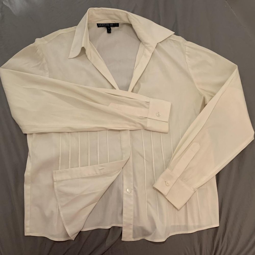 Lafayette 148 New York Button up Long Sleeve Shirt